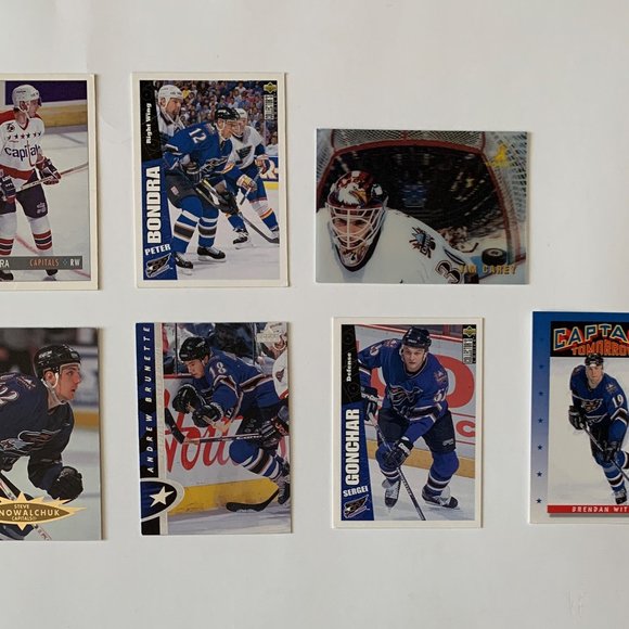Washington Capitals Vintage NHL Hockey Cards - Lot of 21 w/ Bondra, Gonchar - Picture 2 of 7